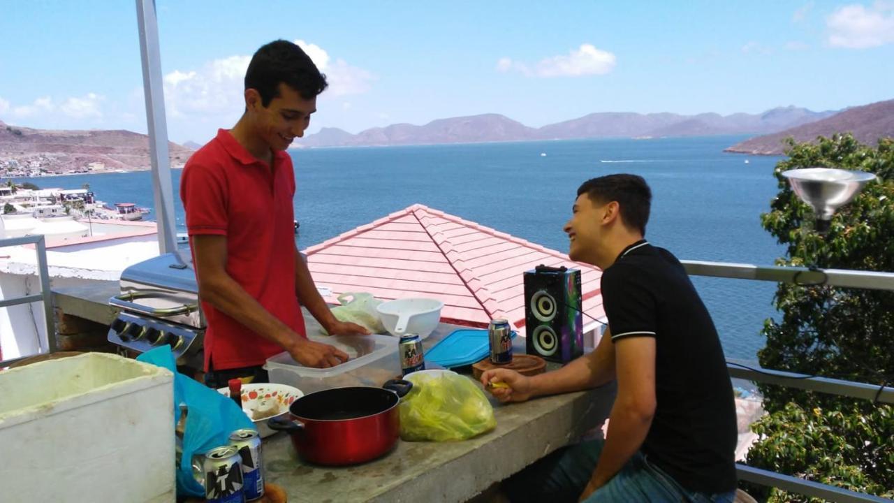 Tortuga Hostel Topolobampo Eksteriør bilde